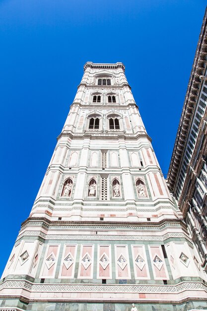 Italie, Florence. Le célèbre monument Campanile di Giotto, près du Duomo di Firenze