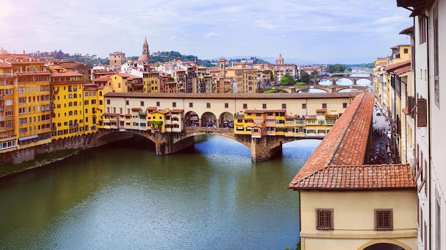 Italie Florence site du patrimoine mondial de l'ancienne place méditerranéenne historique