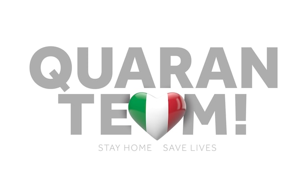 Italie quaranteam rester à la maison sauver des vies message d rendre