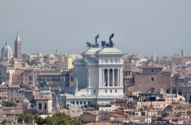 Italie, Rome, vue panoramique sur la ville