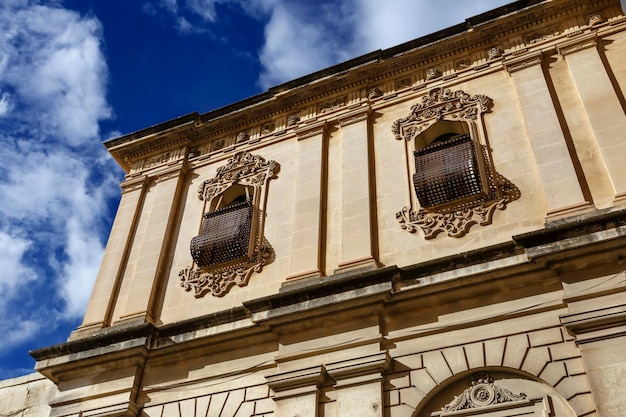 Italie Sicile Noto Siracusa Province SS Salvatore Basilique et Monastère façade baroque