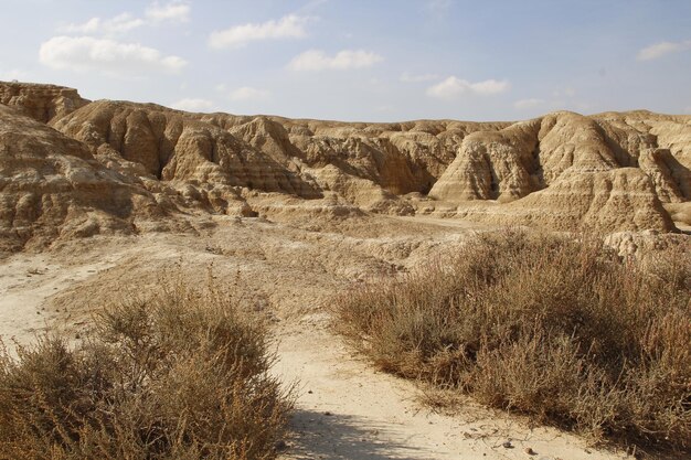 Itinéraires de trekking dans les Bardenas Reales en Navarre Espagne