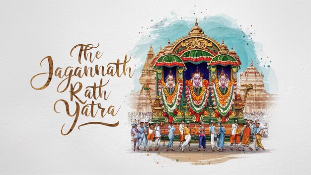 Jagannath rath yatra Génératif au