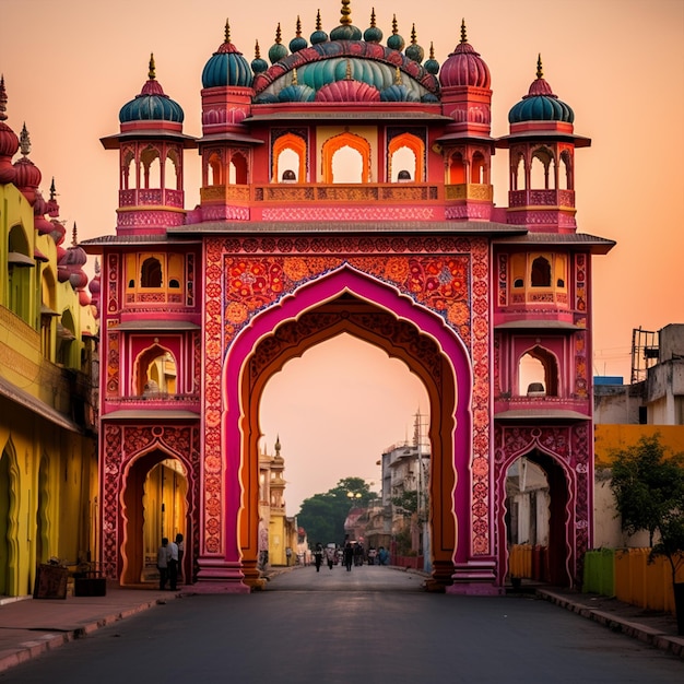 Jaipur_Patrika_gate_Vibrant_Inde_Inde_amour