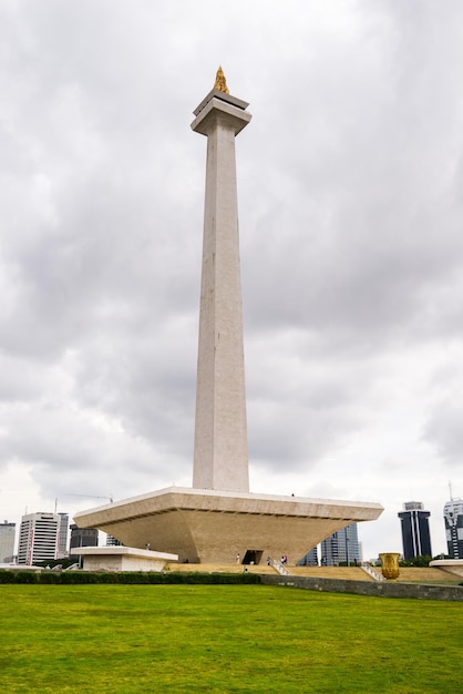 Jakarta Monas Indonésie Monument Vue Nationale Ville