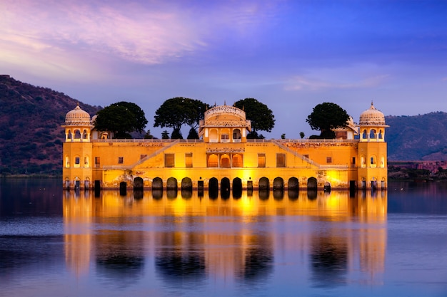 Jal Mahal (Palais de l'Eau). Jaipur, Rajasthan, Inde