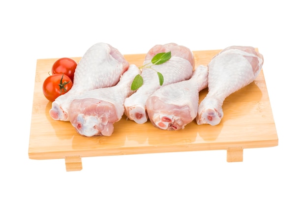 Jambes de poulet cru