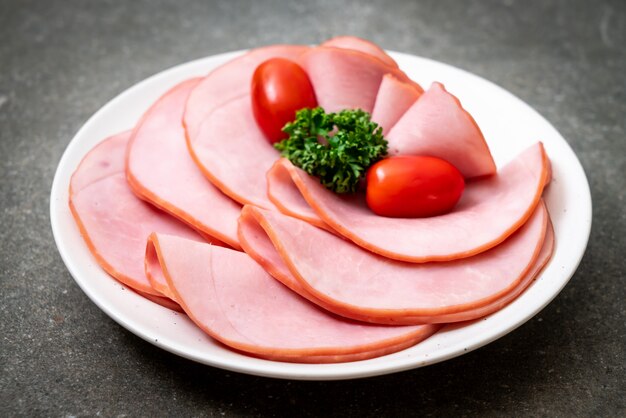 jambon fumé tranché