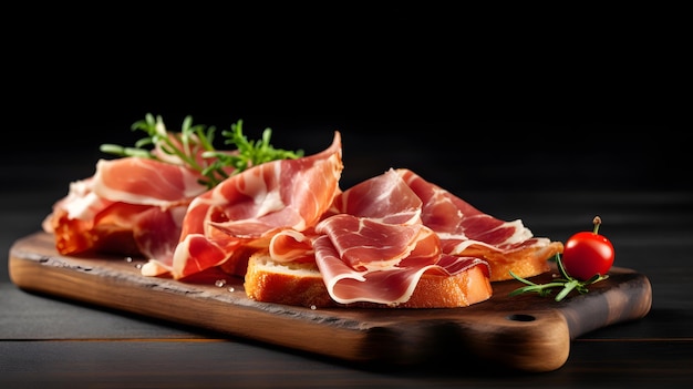 Jambon serrano espagnol généré par l'IA