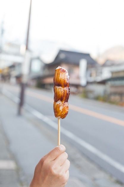 Japonais dessert dango.