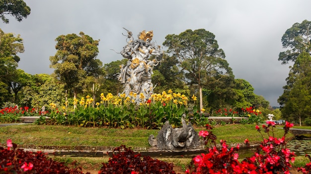 Photo jardin botanique de bedugul, bali, indonésie