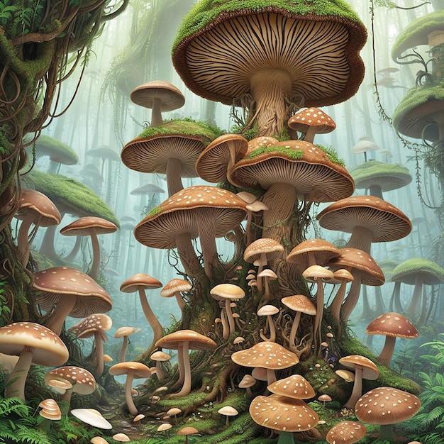 Le jardin de champignons