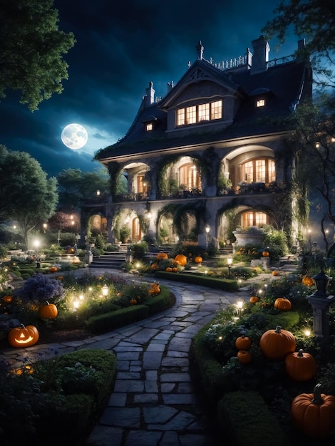 Jardin d'Halloween