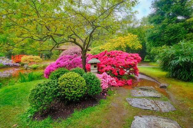 Jardin japonais, parc Clingendael, La Haye, Pays-Bas
