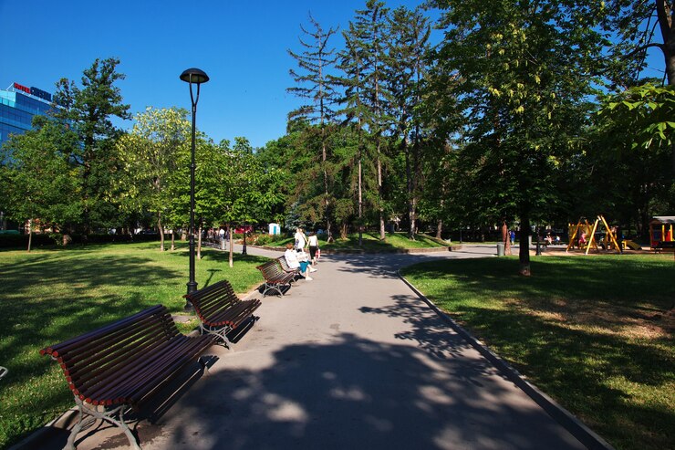 Photo jardin des médecins à sofia, bulgarie