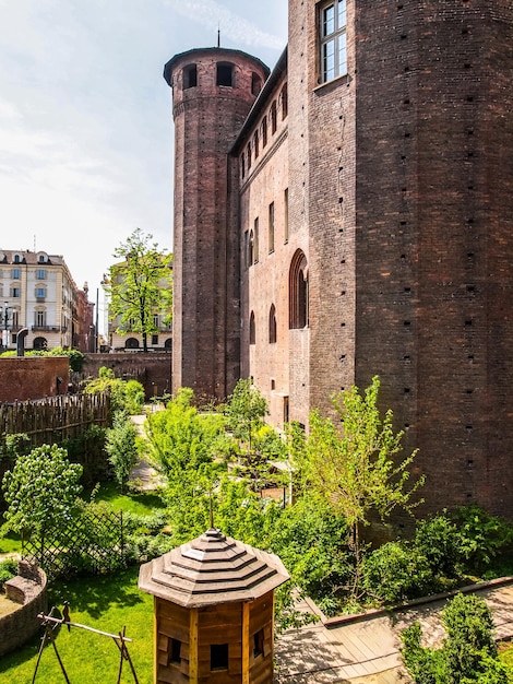 Jardin médiéval HDR à Turin