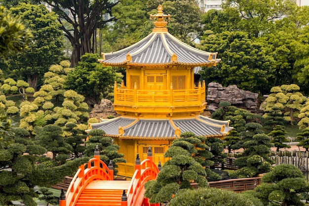 Jardin Nan Lian, pavillon d'or