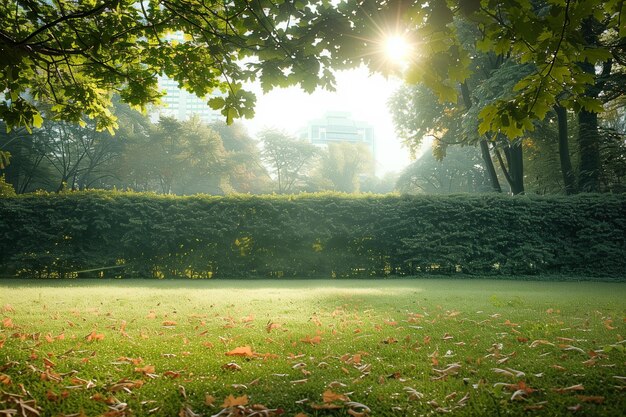 Jardin pour se détendre en ville