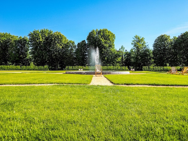 Jardin royal HDR à Turin