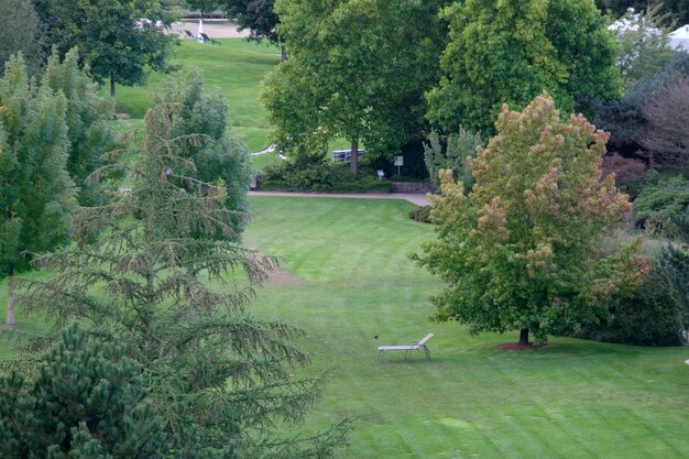 jardin vert en Allemagne.