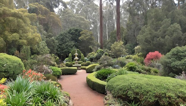 Photo les jardins de breenhold sur le mont wilson, en australie