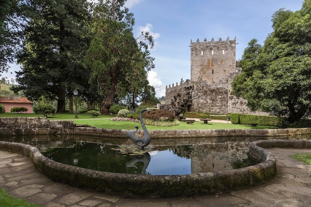 Jardins du château de Sotomayor à Pontevedra Galice Espagne