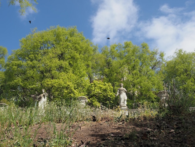 Jardins de l'église Monte Cappuccini à Turin