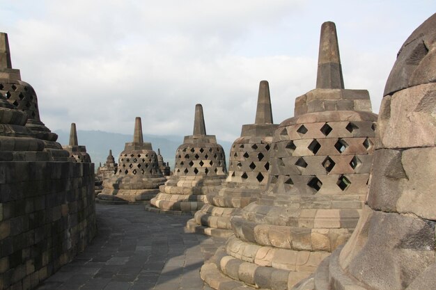 Photo le java de borobudur