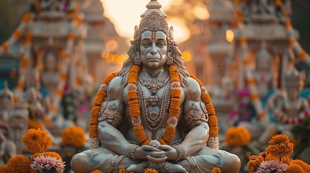 Jay Shri Ram Joyeux Hanuman Jayanti célèbre la naissance