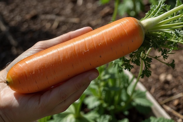 Je sors de l'ecstasy de la carotte de la beauté du jardin.