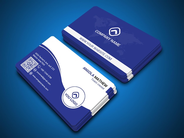 Je vais concevoir une carte de visite moderne, une carte d'entreprise et une carte de visitation.
