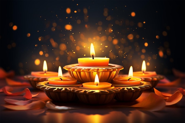 Je vous souhaite un joyeux Diwali.