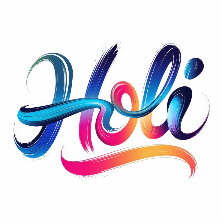 Photo je vous souhaite un joyeux holi.
