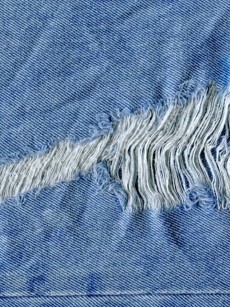 Jean déchiré texture denim