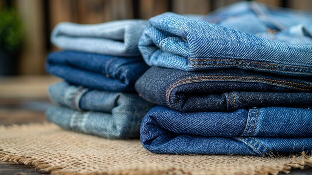 Un jean en denim