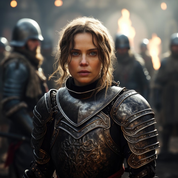 Jeanne d'Arc La Pucelle d'Orléans est une héroïne nationale de la France l'un des commandants des troupes françaises pendant la guerre de Cent Ans