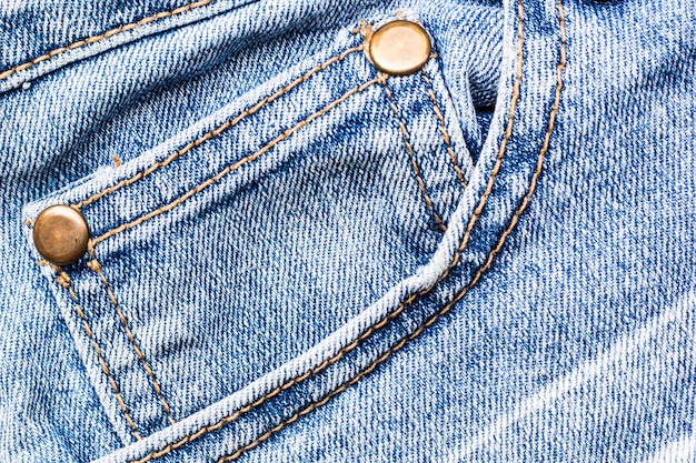 Jeans fond, denim avec couture de design de mode