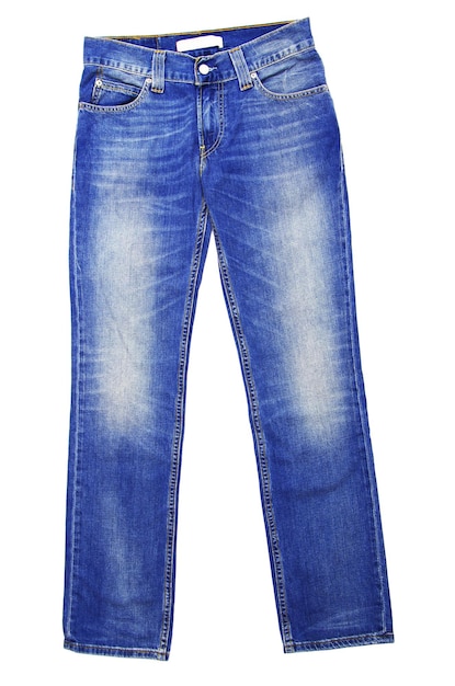 Jeans isolé sur fond blanc