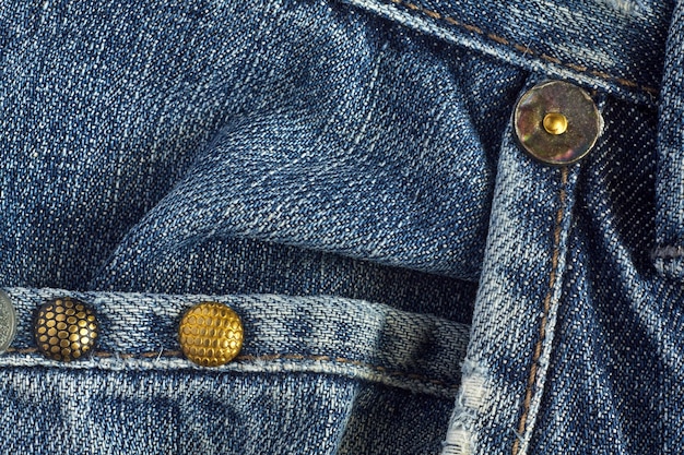 Jeans rivets en bronze