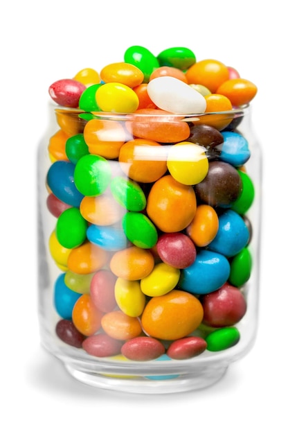 Jelly beans dans un bocal