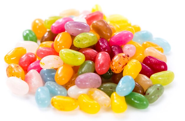 Jelly Beans isolé sur blanc