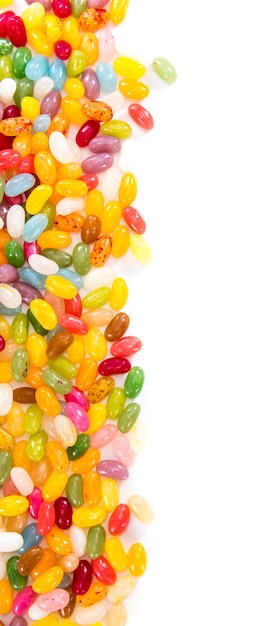 Jelly Beans isolé sur blanc