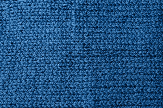 Jersey tricoté bleu comme fond textile