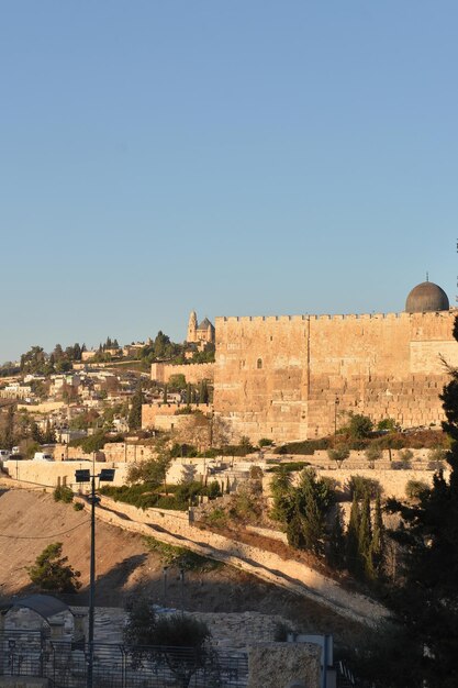 Jérusalem en novembre les murs de la vieille ville