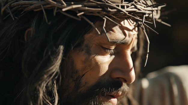 Jésus a supporté des flagellations atroces et le poids d'une couronne d'épines en endurant d'immenses souffrances.