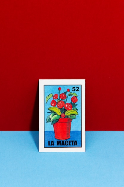 Photo jeu de cartes traditionnel mexicain