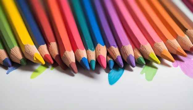 jeu de crayons de couleur
