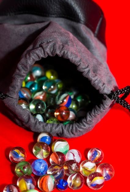 Jeu Jouet Boule Ronde En Verre Marbre Pour Les Enfants Jouent