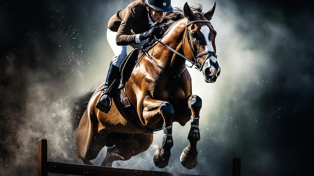 jeu olympique de saut à cheval