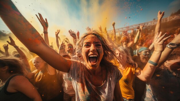 jeune adolescent profitant de la sainte fête